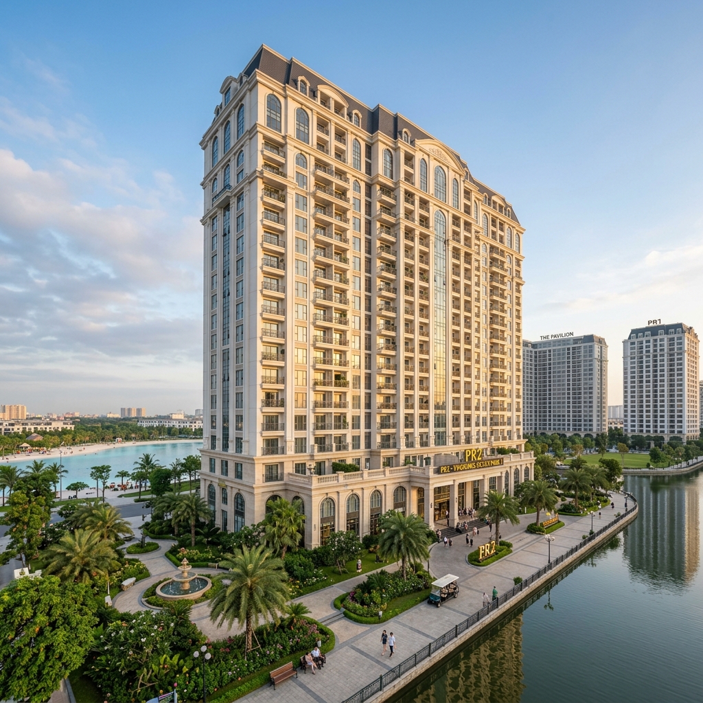 Ảnh minh họa tòa PR2 phân khu The Paris