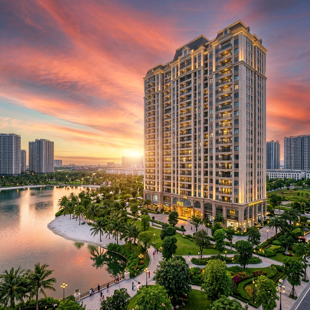 Ảnh minh họa tòa PR3 phân khu The Paris